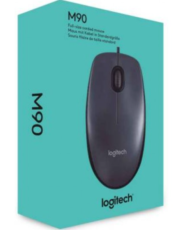 You are currently viewing Logitech M90 Wired Optical Mouse (USB, Black)