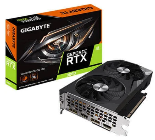 You are currently viewing Gigabyte GeForce RTX 3060 Windforce OC 12GB