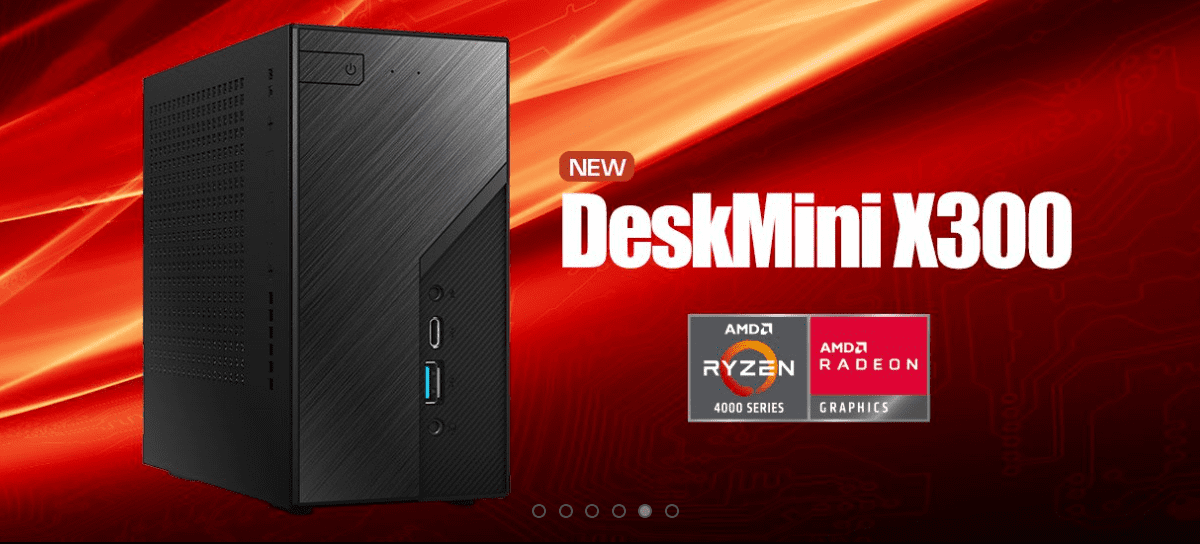 Desktop X300 Mini Desktop with Ryzen 5600G processor