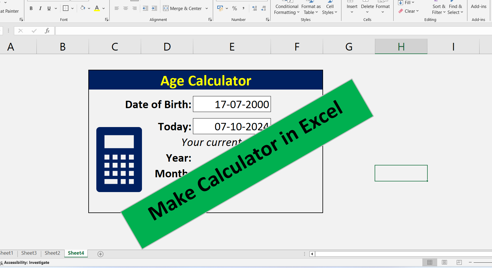 You are currently viewing Tutorial: How to Calculate Your Current Age in Microsoft Excel